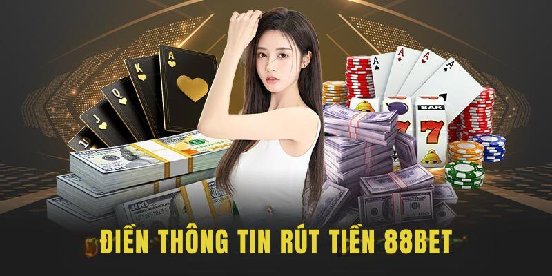 Điền thông tin rút tiền